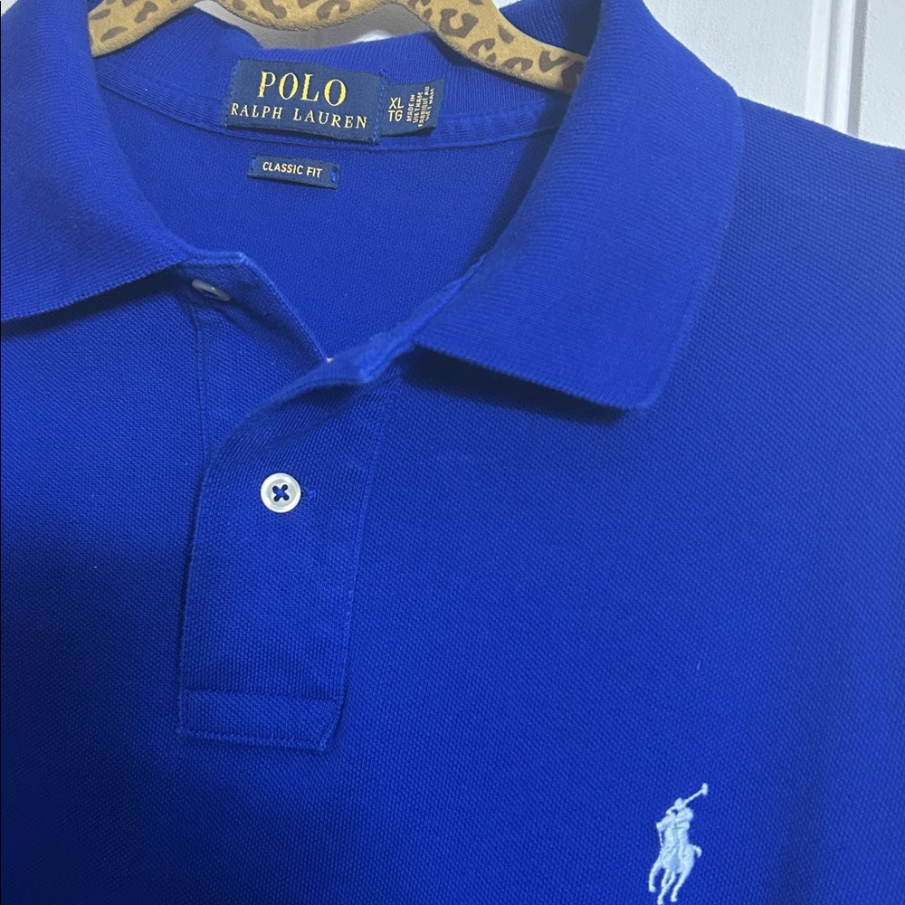 Polo by Ralph Lauren Men's Classic Royal Blue Polo - Picture 2 of 5